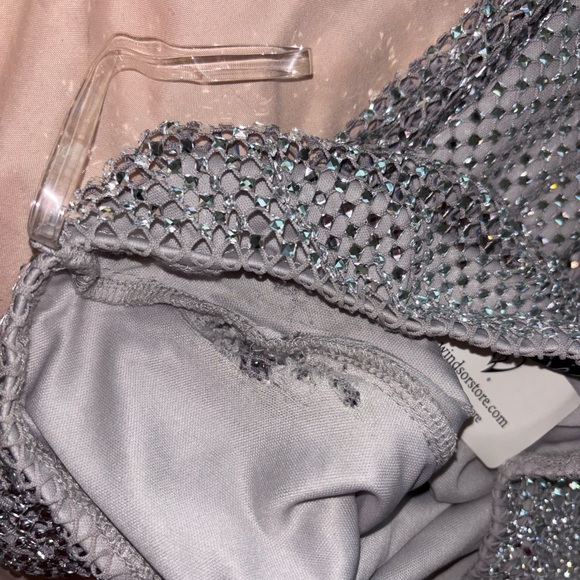 Windsor Cue The Sparkle Rhinestone Fishnet Maxi Skirt Brand New with Tags- Small - Picture 9 of 9